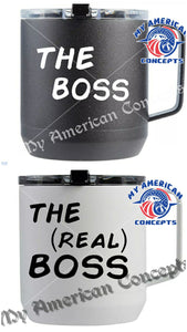 The Boss/The Real Boss coffee mug set!
