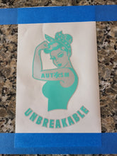 Load image into Gallery viewer, Unbreakable Autism Mom Decal!