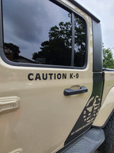 Load image into Gallery viewer, &quot;Caution K-9&quot; Decal Set!