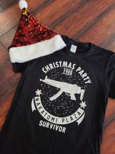 Load image into Gallery viewer, Nakatomi Plaza Survivor- Christmas unisex T-shirt!