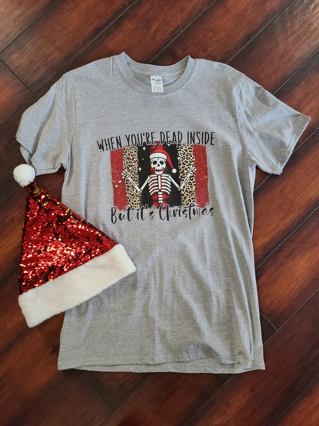 When you're dead inside but it's Christmas- Christmas shirt!