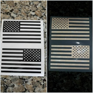 American Flag Decal sets in reflective!