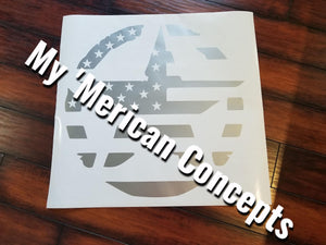Patriotic Jeep Hood Star Decal