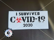 Load image into Gallery viewer, I Survived Covid-19 2020 Decal!