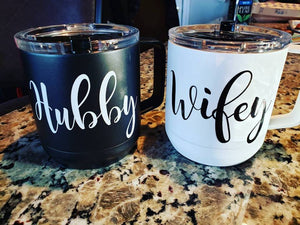 Hubby & Wifey Mug set