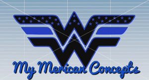 Wonder Woman Decal- Police Edition!