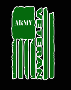 "Army Veteran" Flag Decal!