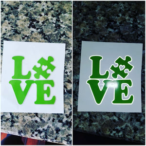 Love Autism Decal!