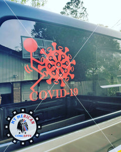 F** Covid-19 Decal!