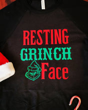 Load image into Gallery viewer, Resting Grinch Face long-Sleeve Unisex Shirt!