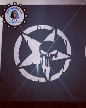 Load image into Gallery viewer, Punisher Skull Reflective Decal- Texas Edition