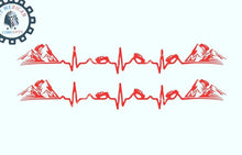 Load image into Gallery viewer, My Heart Beats Jeep- Decal Set!