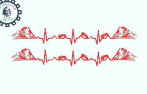My Heart Beats Jeep- Decal Set!