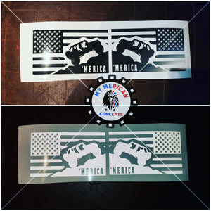 American Flag- Jeep Edition! (Reflective)