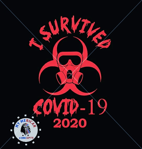 I Survived Covid-19 Decal- Face mask Edition