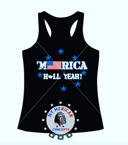 "Merica Hell Yeah" Unisex Shirt/Tank