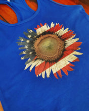 Load image into Gallery viewer, Patriotic Sunflower Tank!