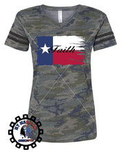 Load image into Gallery viewer, &quot;Faith&quot; Texas flag edition Women&#39;s shirt!