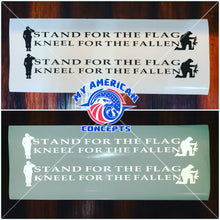 Load image into Gallery viewer, Stand for the flag... kneel for the cross badges!