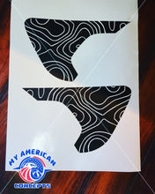 Load image into Gallery viewer, JT/JL Topographical Map Fender decals