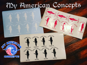 Come and take it decal- Cowgirl Edition!!!
