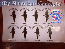 Load image into Gallery viewer, Don&#39;t Tread On Me decal- Cowgirl Edition!!!