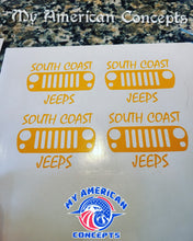 Load image into Gallery viewer, South Coast Jeeps Logo Decal Set!