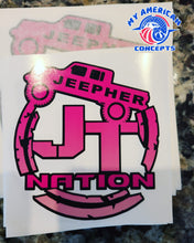 Load image into Gallery viewer, JeepHer JT Nation- Group Decals!