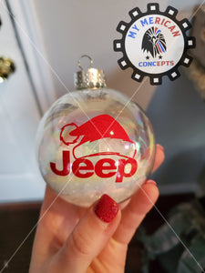 Jeep Ornaments- 4 pack