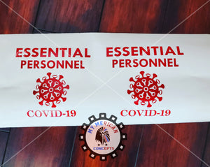 Essential Personnel Decal!