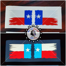 Load image into Gallery viewer, Distressed Texas Decal Flag Set-Reflective!