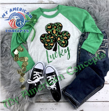 Load image into Gallery viewer, St. Patty&#39;s Day Leopard Print Shirt!