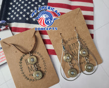 Load image into Gallery viewer, Ammo earring and necklace set