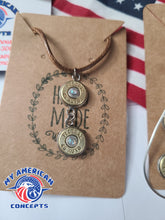 Load image into Gallery viewer, Ammo earring and necklace set