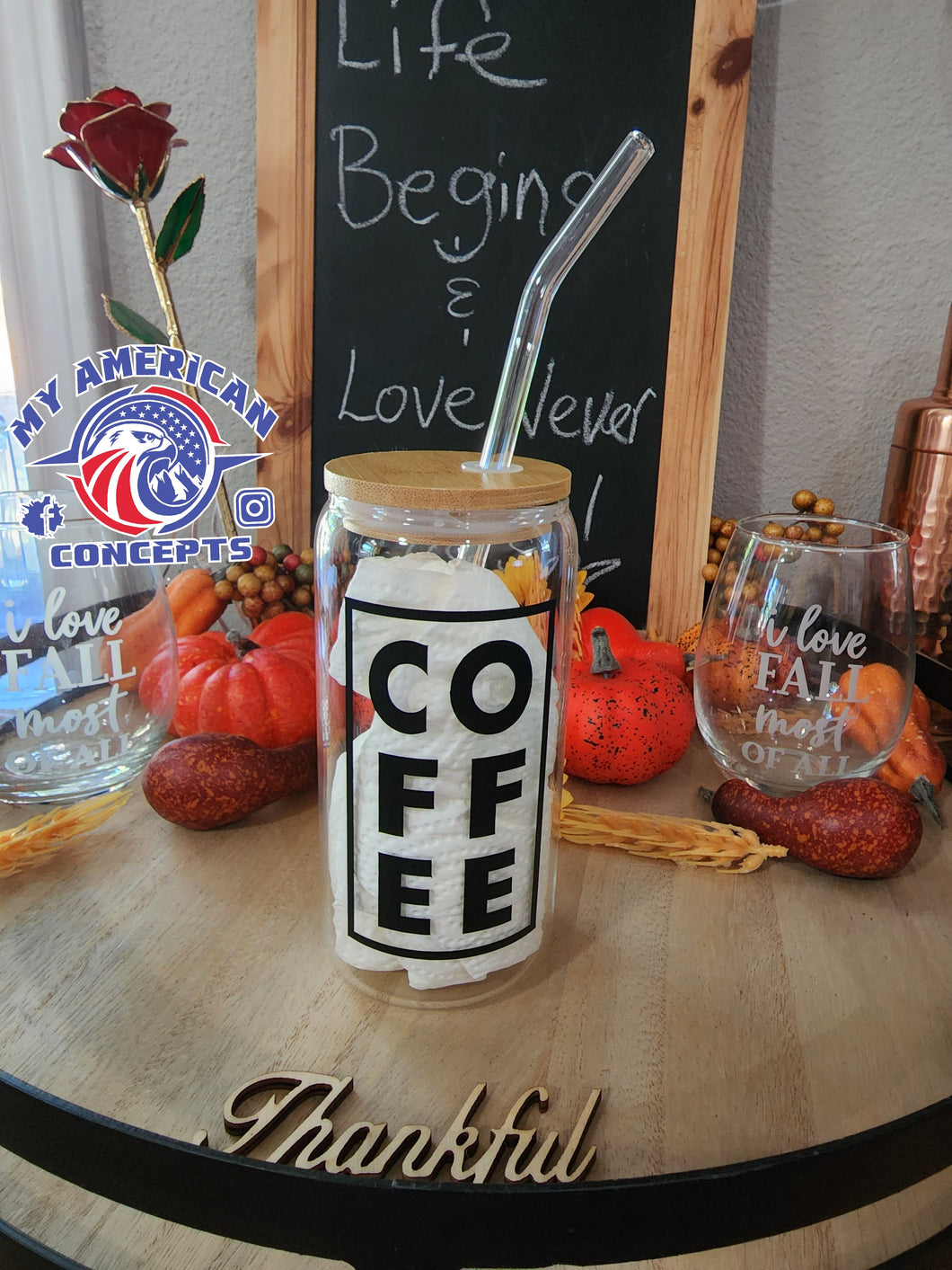 Coffee- Drinking Glass!!