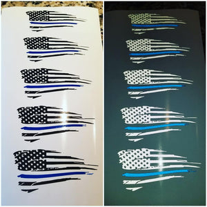 Police Edition Distressed flags!
