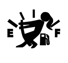 Gas Gauge Girl- Jeep Girl Decal