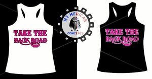 "Take The Back Road" -Jeep Girl Tank!