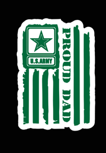 "USAF Proud Dad" Military Decal