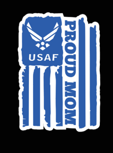 "USAF Proud Mom" Military Decal!