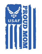 Load image into Gallery viewer, &quot;USAF Proud Mom&quot; Military Decal!