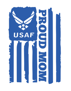 "USAF Proud Mom" Military Decal!