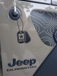 Army Dog Tag Decal!